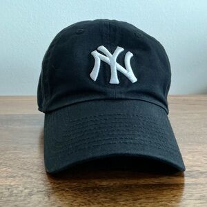 New York Yankees Black Baseball Cap Hat Adjustable
